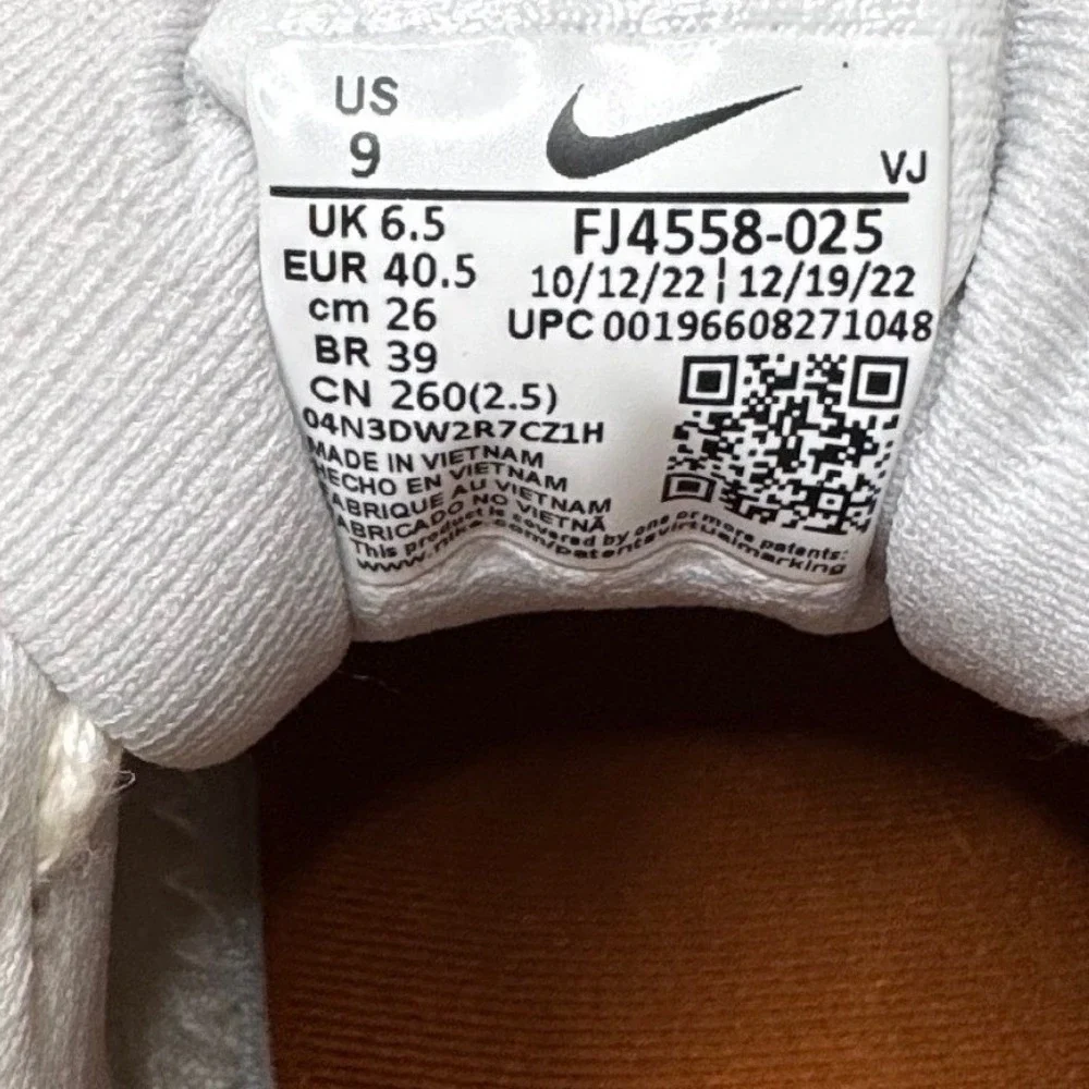 Nike Air Max 90 Futura Needlework Womens 9 Sail Sneakers FJ4558-025